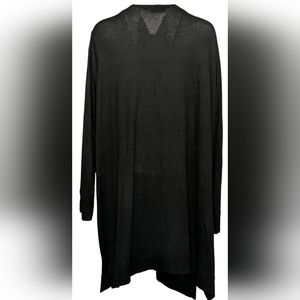 New Kim Gravel Lightweight Long Hacci Knit Cardi Sweater Duster Fall Ready 4X
